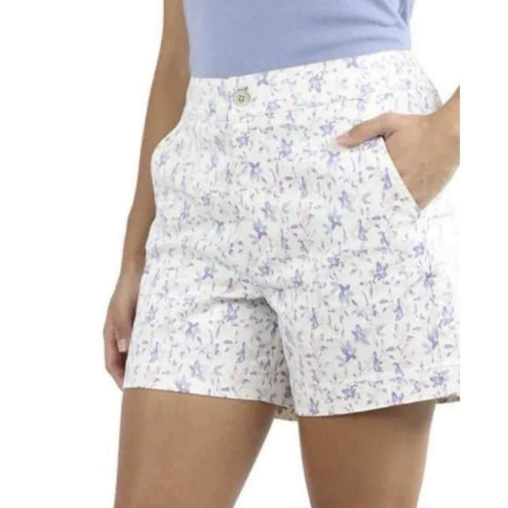 NWT JACHS GIRLFRIEND STRETCH SATIN CHINO SHORTS WOMENS SIZE XL